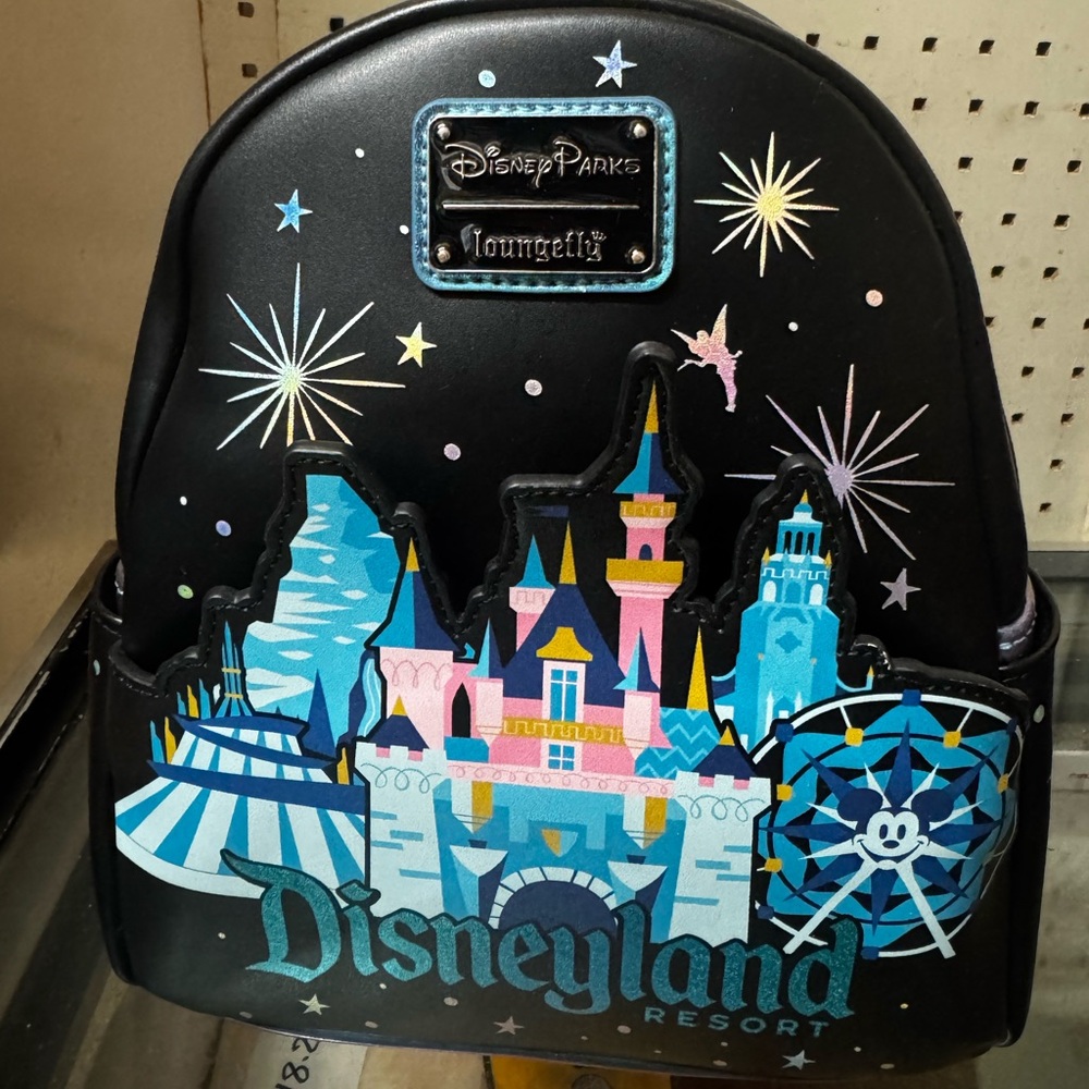 Loungefly Hard tag iconic Disney Land Mini backpack
